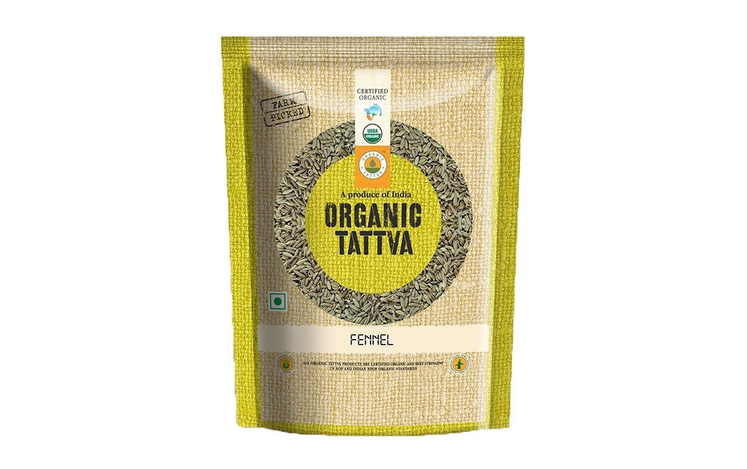 Organic Tattva Fennel    Pack  100 grams